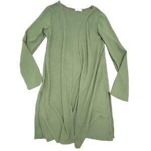 Prospect Blvd Olive Green Long Cardigan Lightweight Size M Fall & Winter